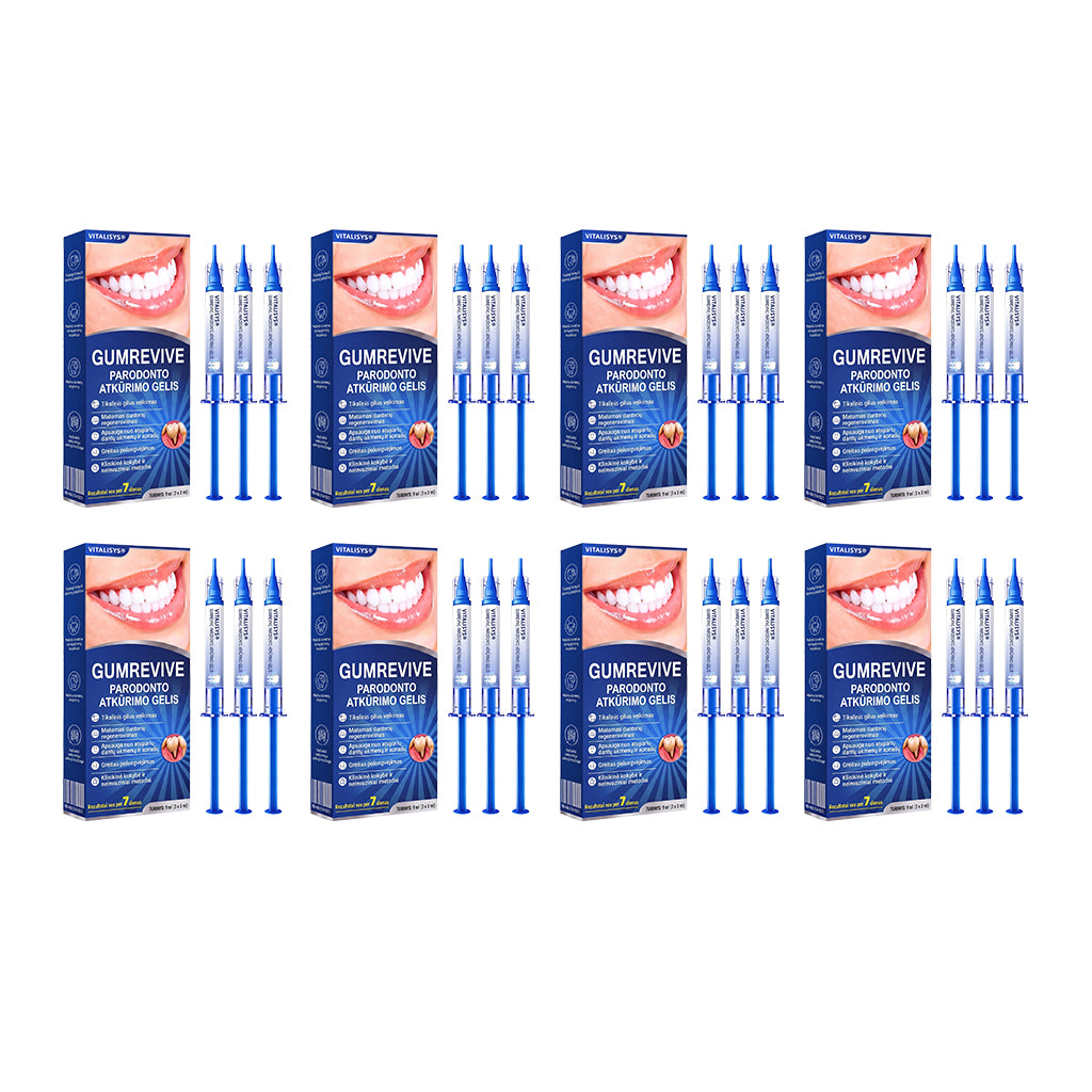 Rekomenduojamas odontologų 👨‍⚕️🦷🛡️ Vitalisys® GumRevive – regeneruojantis dantenų gelis 🐟❤️
