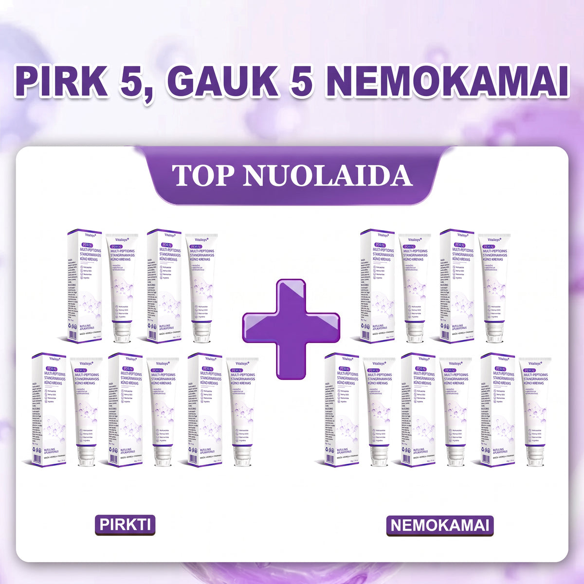 Ekspertų rekomenduojama🥦 |🌥️Vitalisys® PDRN“daugiapeptidis masažuojamasis kūno kremas – Anti-senėjimo, drėkinamasis,stangrinamasis,odą regeneruojantis,sulyginantis,spuogų ir dėmių šalinimo,karpų ir apgamų šalinimo, psoriazės palengvinimo priemonė.👒