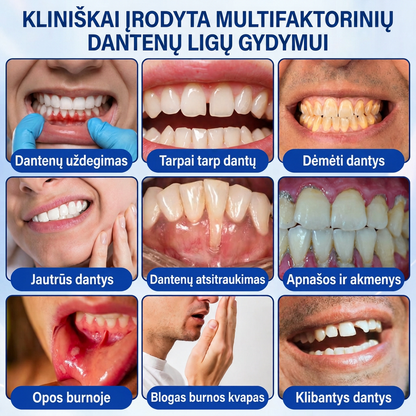 Rekomenduojamas odontologų 👨‍⚕️🦷🛡️ Vitalisys® GumRevive – regeneruojantis dantenų gelis 🐟❤️